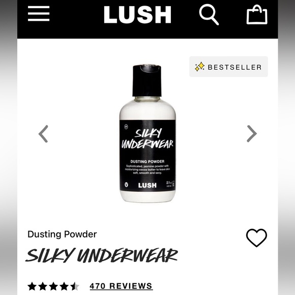 Lush Bath & Body Lush Dusting Powder Silky Underwear Nwt Poshmark